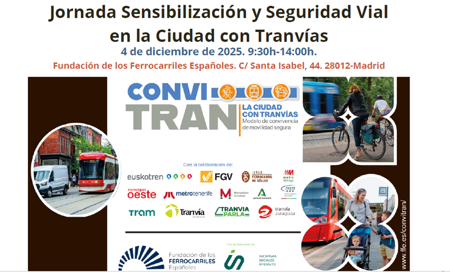 Jornada: Sensibilización y Seguridad Vial en la Ciudad con Tranvías. Madrid, 4 de diciembre