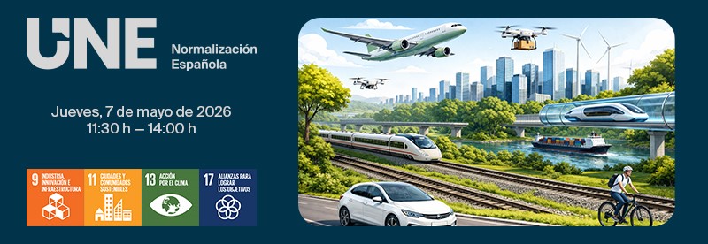 Recordatorio. Encuentro UNE: �Ley de Movilidad Sostenible, un reto com�n en el transporte. Visi�n sectorial y perspectivas para el transporte del futuro�. Madrid, 7 de mayo
