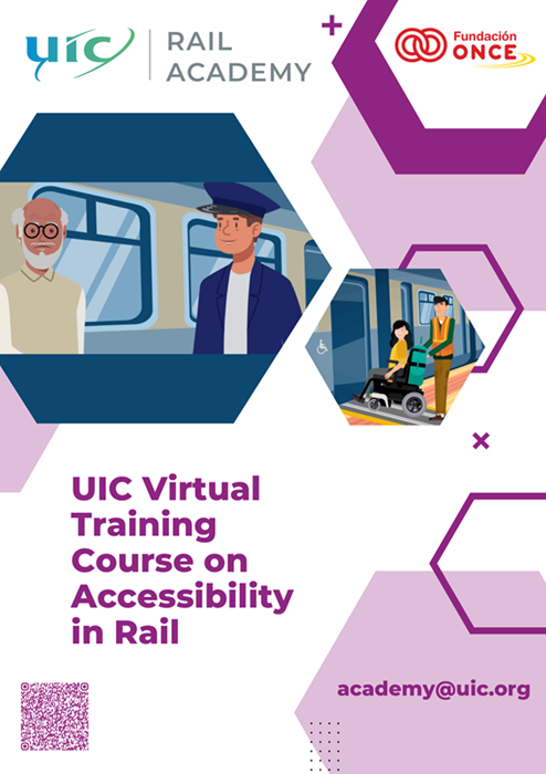La UIC lanza un nuevo curso de formación en línea para mejorar los conocimientos sobre accesibilidad en el sector ferroviario