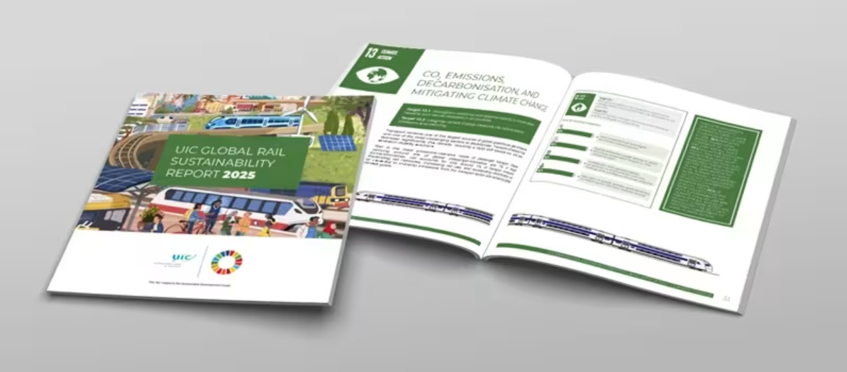 La UIC publica su �ltimo Informe sobre la sostenibilidad ferroviaria mundial